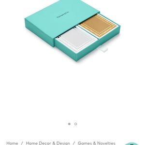 TIFFANY & CO PLAYING CARDS